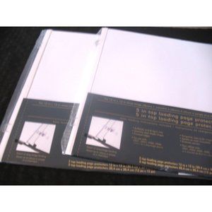 WESTRIM CRAFTS Lot of 2-5 TopLoading Page Protectors Fits 12” x 12” Strap Albums